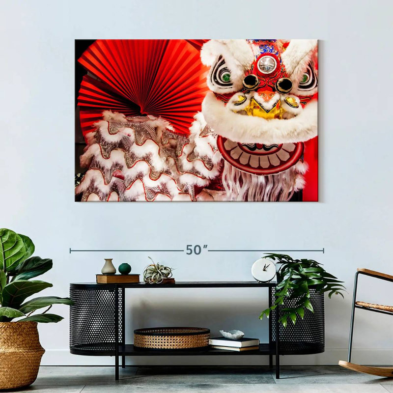 Ravi Chinese Lion Dance, 32" H x 48" W