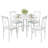 Kasandra 4 - Person Four Leg Dining Set-1239126592
