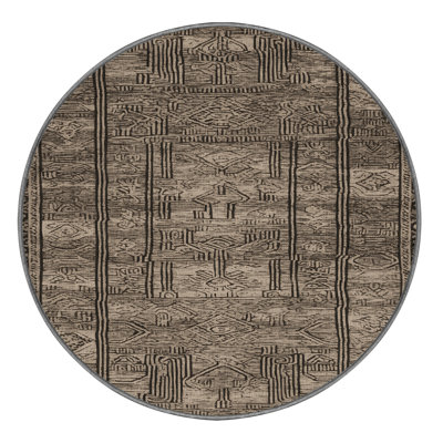  Tapis hawaïen lavable Petroglyphs