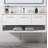 Kasper 48 " W Free Standing Wall Mounted 1 Single Vanity Bathroom Vanity With Resin Top-138743425
