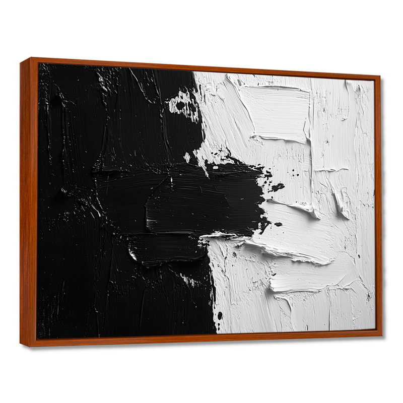 Widener monochromatique dérive des ombres dans le noir II - art mural transitionnel, Brun, H 12 po x l 20 po