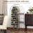 45 Bottle Wrought Iron Wine Rack Jail With Lock