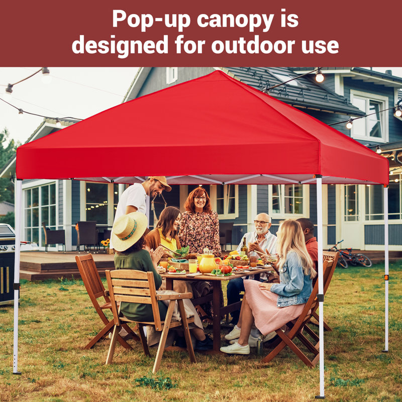 Tente à baldaquin avec parois latérales en filet, abri de jardin imperméable, tente pliante portative pour les événements de patio de camping