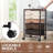 Utility Cart with 5 Drawers,Storage Drawer Cart with Wooden Tabletop and Lockable Wheels,5-Tier Rolling Utility Cart on Wheels-113389636