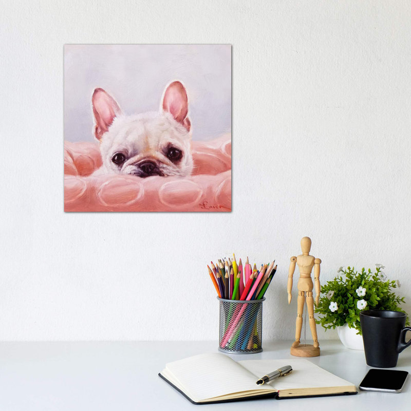 «My Happy Place» par Lucia Heffernan - reproduction d'art, Toile tendue, Pas de tapis, H 12 po x l 12 po x P 0,75 po