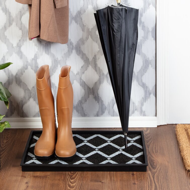 Chevron Indoor Outdoor WaterHog Boot Tray Mat