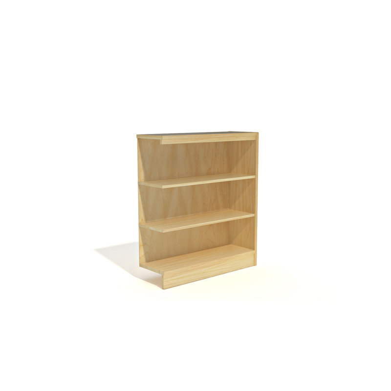 Bibliothèque standard Durecon, Chêne Naturel, (Trois tablettes) H 48 po x l 36 po x P 24 po