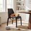 Chaise d'appoint rembourrée en cuir avec siège rembourré et siège en cuir entièrement assemblé-119461278-123277728-117454506