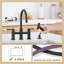 Robinet de cuisine à poignée simple avec accessoires-85978481