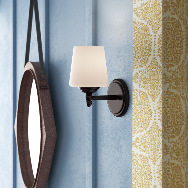 Aghaboy Steel Armed Sconce, Oil Rubbed Bronze