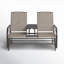 Chaise berçante d'extérieur en métal-317193240