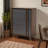 Jovi Brown Finish 5-Drawer Bedroom Chest With PVC Handles, 44.41" H X 31.37" W X 15.45" D