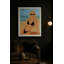 "Desert Sun Muse", art mural sur toile par Kasian Art Studio - cadre noir