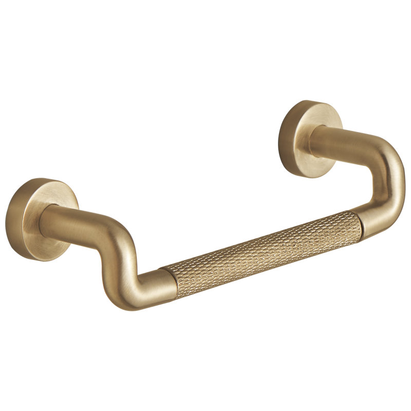 Litze® Drawer Pull with Knurling, Luxe Gold