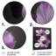 Rétro romance d'hibiscus mauve - Hibiscus, salon d'art mural-2136639580-2136639587