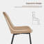 Edelgard Upholstered Metal Upholstered Back Side Chair-1529043467