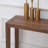 Chinese style modern simple brown console table-371704040