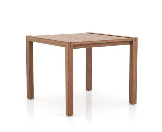 Table basse Roberts, Aluminium anodisé, Transparent