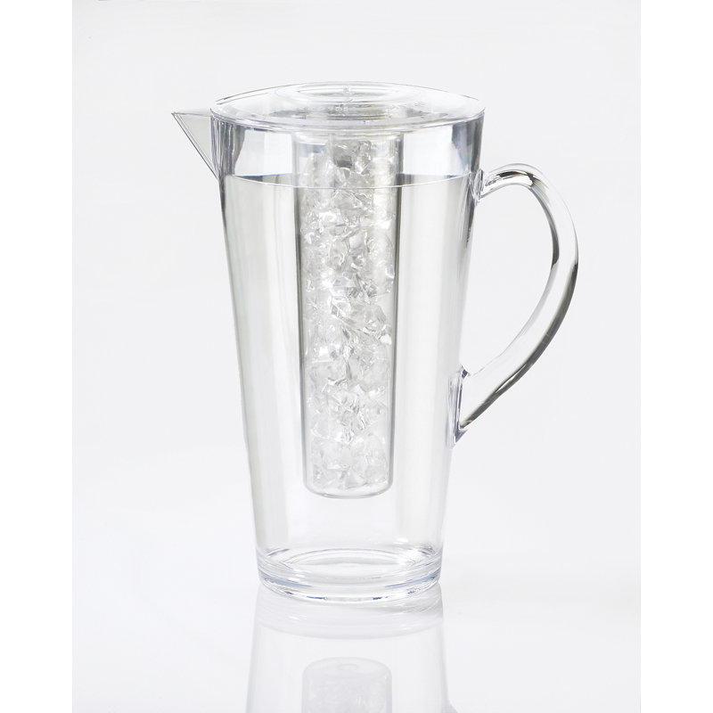 2 Liter Polycarbonate Pitcher with Ice Chamber