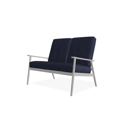 Welles Cushion Deep Seating Two-Seat Loveseat