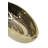 13.5x6x4.5" Ceramic Planter Bowl With Textured Gold Design