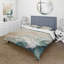 Beige sable vue aérienne IV - Ensemble de housse de couette de plage - Microfibre de polyester-110397624