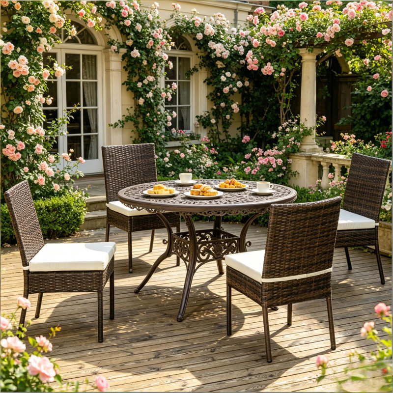 Chaises de cuisine d'extérieur