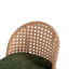 Swivel Upholstered Chenille Bar Stool-1147314521