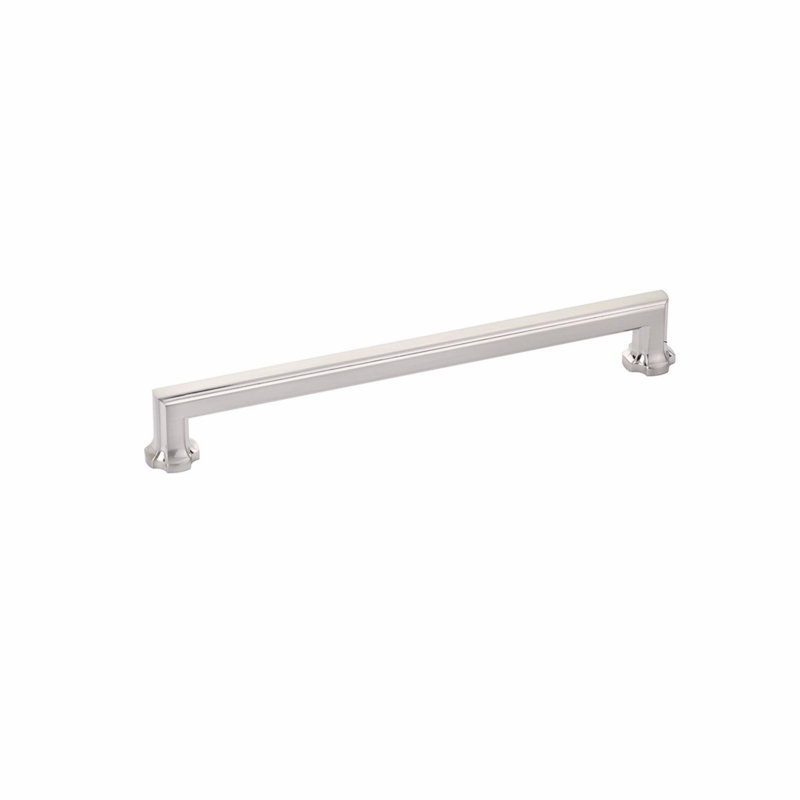 Empire Bar/Handle Pull, Brushed Nickel, 8"