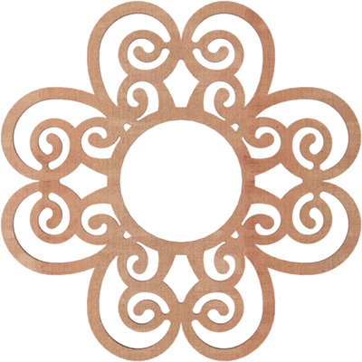Cohen Wood Fretwork Pierced Ceiling Medallion