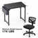 Metal Base Writing Desk With Task Chair