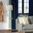Varuna 65'' Natural/Antique Brass/Black Tray Table Floor Lamp with USB