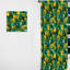 Popart vert et jaune jeu de puzzle II - Rideau obscurcissant géométrique abstrait - 1 panneaux-107595840