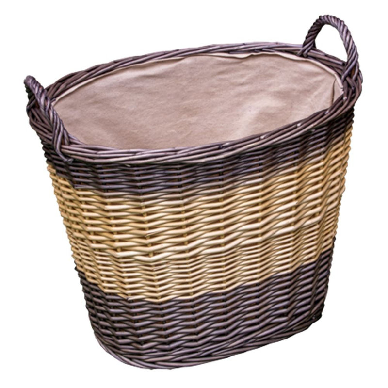 Wicker Laundry Basket with Handles