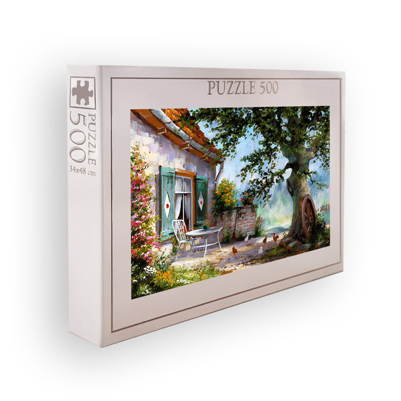 500-Piece Puzzle, 100% Cardboard, 18.9 x 13.4 inches | Box Size: 13.2 x 9.1 x 2.0 inches | Perfect for Family Fun & Relaxation, High-Quality, Durable Pieces for Easy Assembly, Ideal Gift for Puzzle Lovers