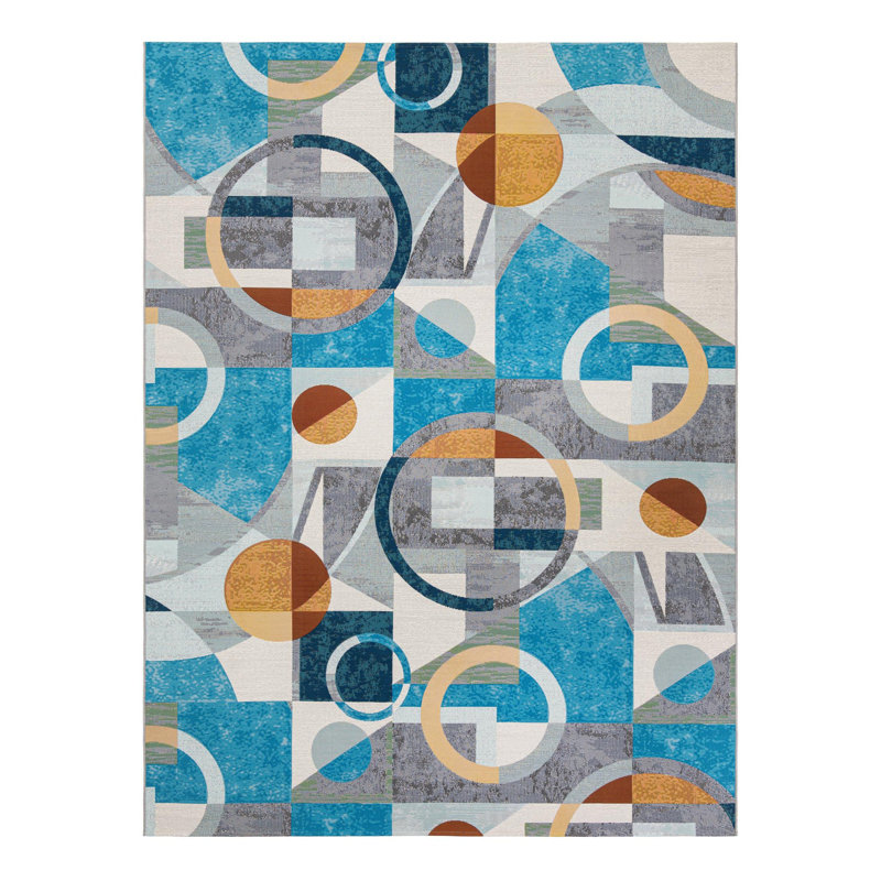 Keazia Indoor/Outdoor Area Rug, Rectangle 9' x 12'