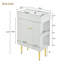 Meuble-lavabo blanc 21,6 po