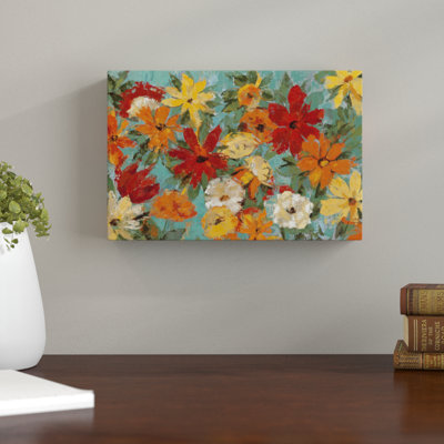 « brillante expressiving jardin »-impression sur toile tendue