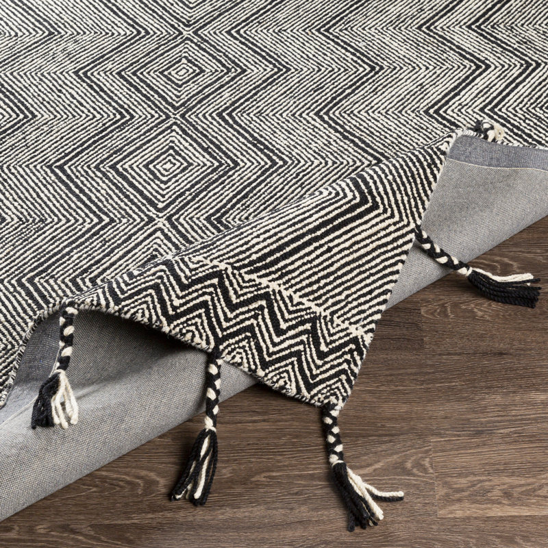 Wool Southwestern Indoor Rug, Rectangle 2' x 3'