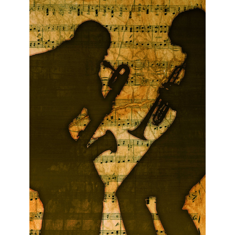 Jazz - Reproduction sur toile tendue, H 16 po x l 12 po