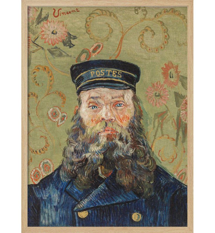 The Postman Print by Vincent Van Gogh, 30" H x 20" W