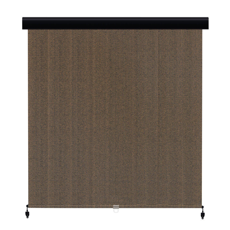 Rideau roulant d'extérieur rétractable, Moka, L 84 po x L 96 po
