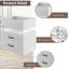Ensemble de table de chevet 2 tiroirs DEL-1766676329