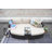 Irith 5-Piece Outdoor Wicker Aluminum Chaise Lounge with Cushions and Table