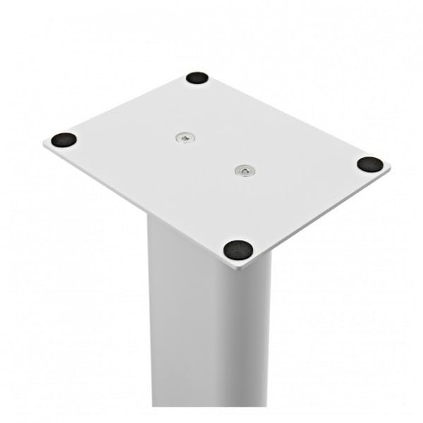 Adjustable Height Speaker Stands, White