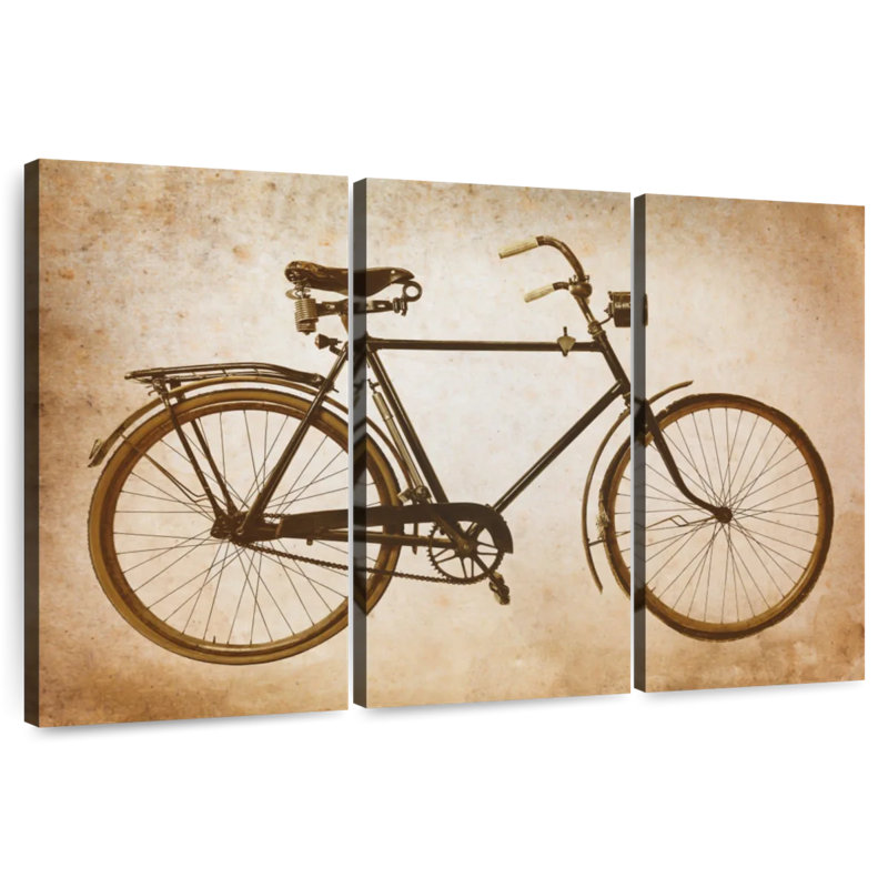 Vélo Meia sépia, H 42 po x l 65 po