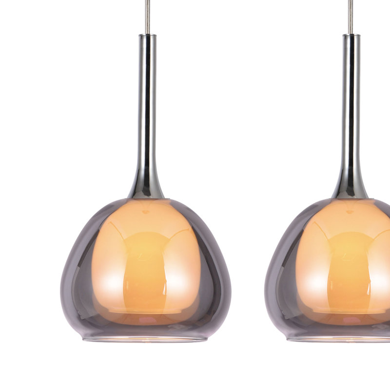 4 - Light Cromo Teardrop Pendant