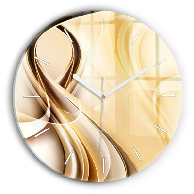 Glass Wall Clock
