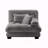 27 Sofa RSF W/2 pillows - Gray