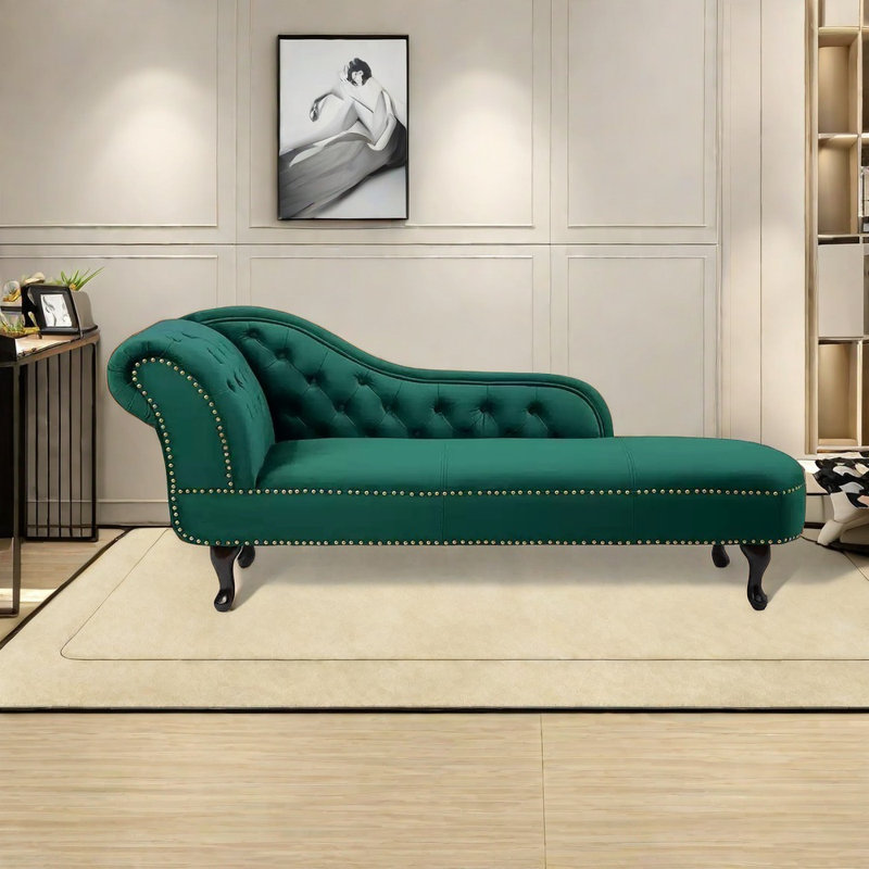 Chaise élégante avec cadre en pin, Orienté à gauche (vu de face)